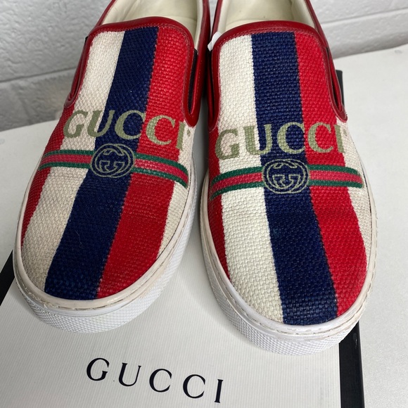 Gucci logo Sylvie slip-on sneakers men’s size 8 main image 4